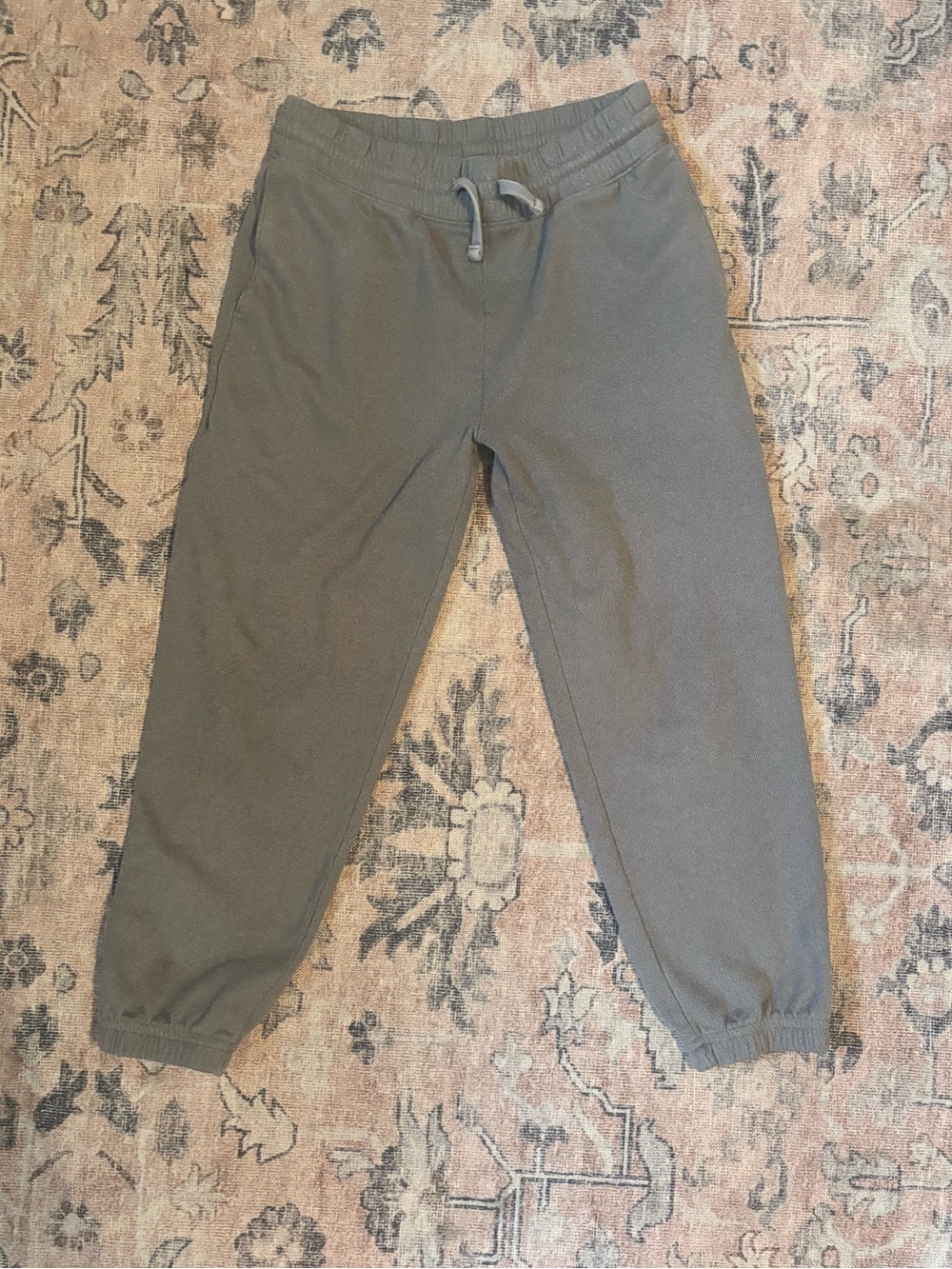 Abercrombie Kids' Cozy Drawstring Jogger Pants in Dark Grey